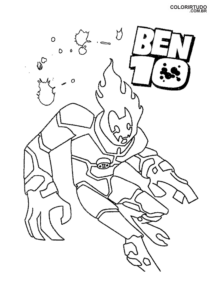 Ben Ten Coloring Pages