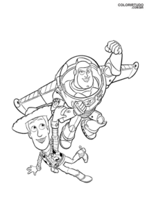 Dibujo de Buzz Lightyear para pintar
