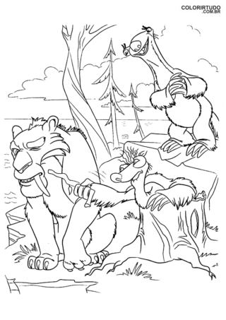 draft The ice age to paint