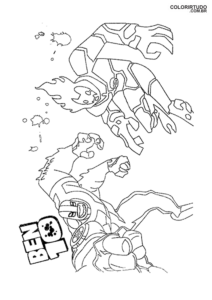 Ben 10 Impresión de dibujo
