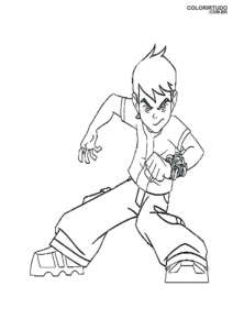 Dibujos para colorear de Ben 10