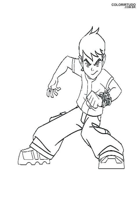 ben 10 coloring page