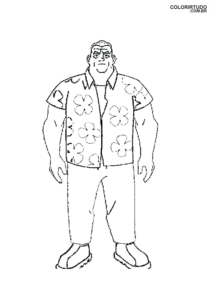 Dibujo de Ben 10 Abuela Ben