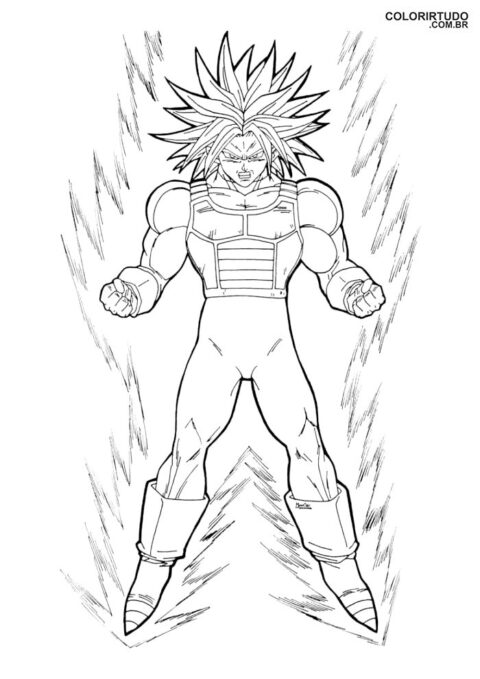 Ontwerp om te schilderen van Dragon Ball