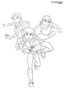 Ben10 Dibujo para pintar