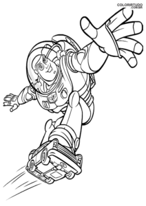 Desenho Do Buzz Lightyear Para Colorir