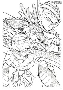 draft of Goku to paint