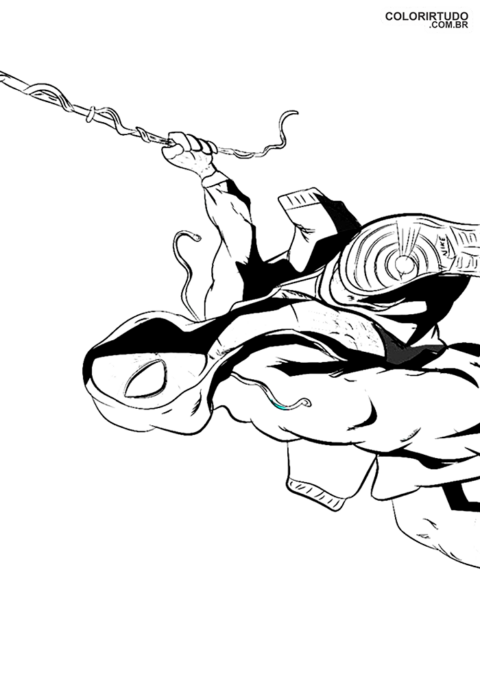 Spider-Man Beyond The Spider-Verse Coloring Pages