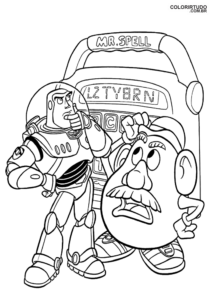 Desenho Do Toy Story Para Colorir