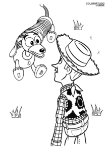 Desenho Do Woody Para Colorir