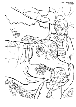 Dessin de Jurassic Park à imprimer