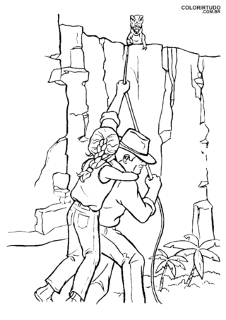 Jurassic Park dessin à peindre et à imprimer