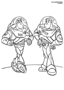 Buzz Lightyear coloring page