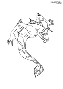 Borrador Ben 10 Colorear