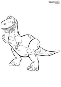 Desenho Para Colorir Rex Toy Story