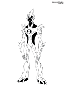 Borrador para imprimir de Ben 10