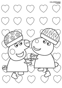 Desenho Peppa Pig De Pintar E Imprimir