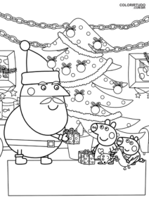Kolorowanka Świnka Peppa do wydrukowania
