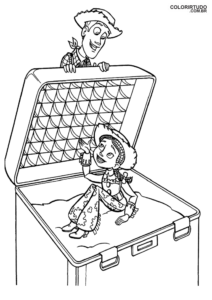 Desenho Toy Story Para Pintar