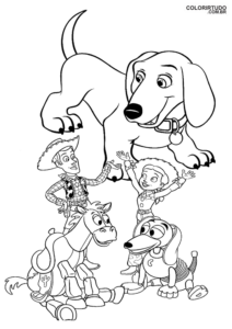 Gráficos Toy Story para colorear