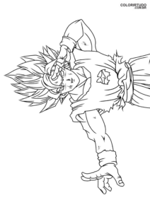 Dragon Ball Super zum Färben