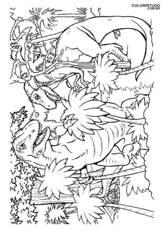 Figura del Parque Jurásico Estampado