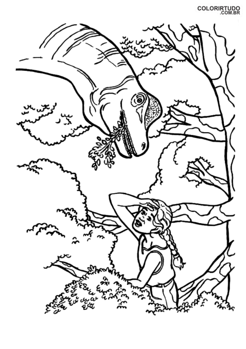 Figura del Parque Jurásico para pintar