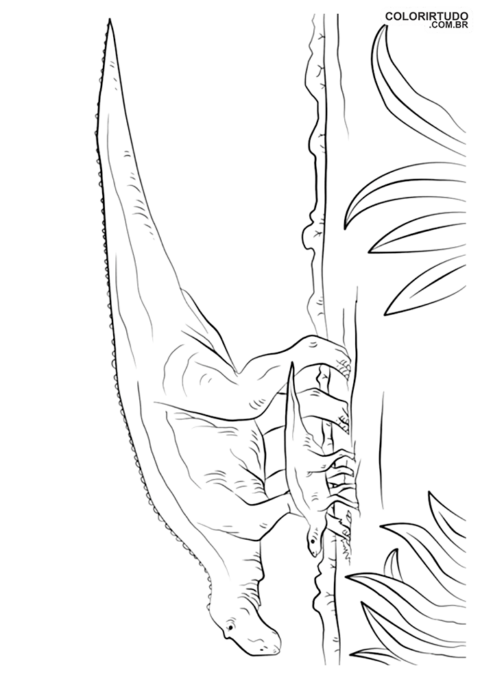 Figura del Parque Jurásico para imprimir