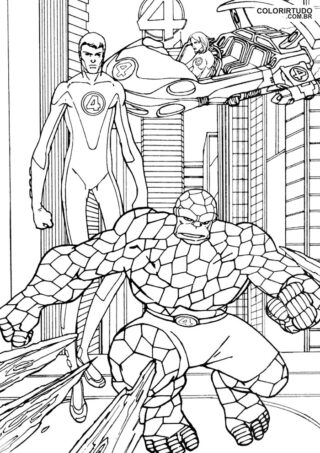 Fantastique quatuor à peindre