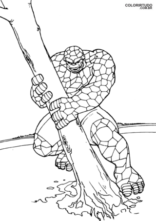 Fantastique quatre figurines à peindre et à imprimer