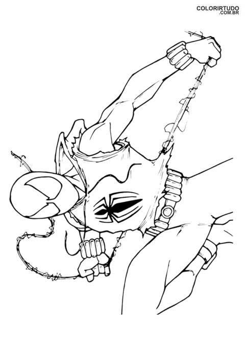 Figura de Spider-Man más allá de la versión de Spider-Pintada