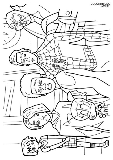 Figura de Spider-Man más allá de la pintura y la impresión