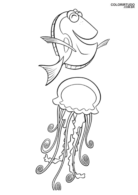 Figura Procurando Nemo De Imprimir