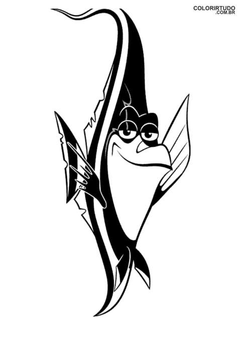 Figura Procurando Nemo De Pintar E Imprimir