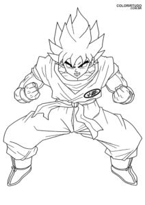 Goku Dragon Ball Malvorlagen