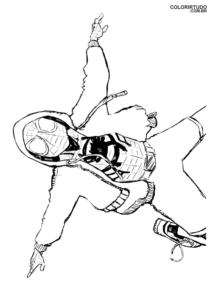 Spider-Man beyond the spider-verse to color and print