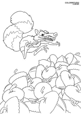 figure The ice age coloring page