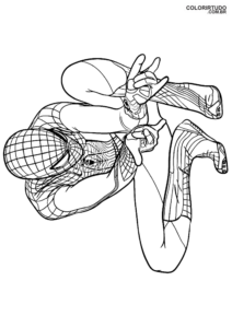 figure Spider-Man Beyond the Spider-verse to paint and print