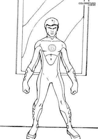 Fantástico imagen para colorear cuatro