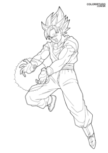 Dragon Ball Bild zu malen