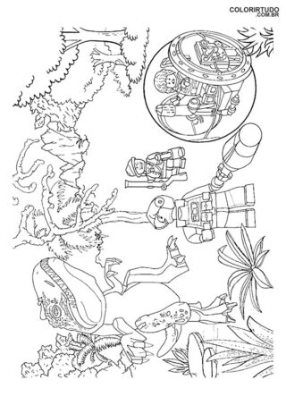 Imagem Jurassic Park De Pintar