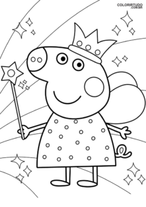 Imagem Peppa Pig De Colorir E Imprimir