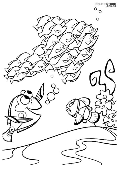 Finding Nemo Coloring Pages To Print