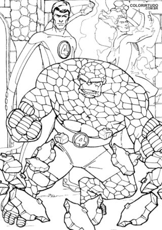 Fantastisches Quartettbild zum Drucken