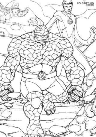 Imagem Quarteto Fantastico Para Imprimir