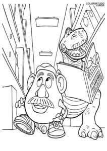 Imagem Toy Story Para Colorir