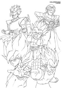 Imágenes de Dragon Ball para imprimir