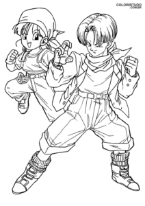 imagery coloring page dragon ball z