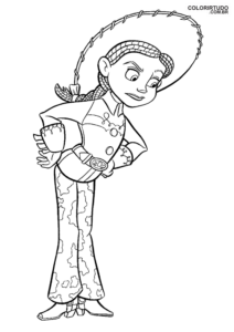 Jessie Toy Story Para Colorir