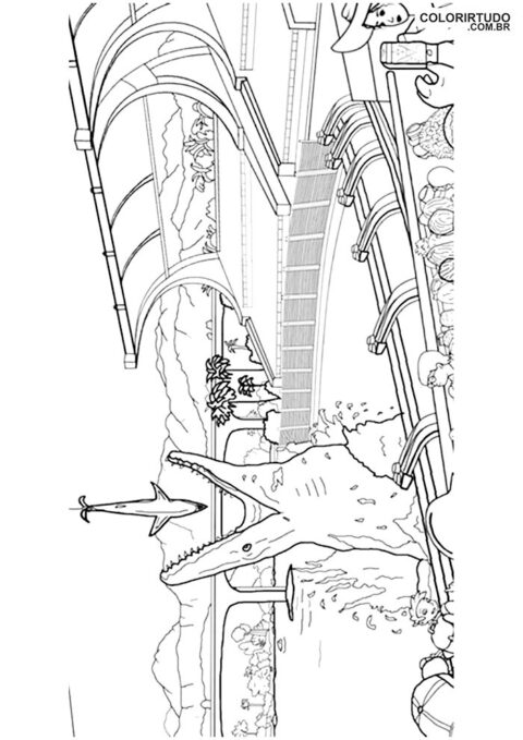 Jurassic Park zum Malen